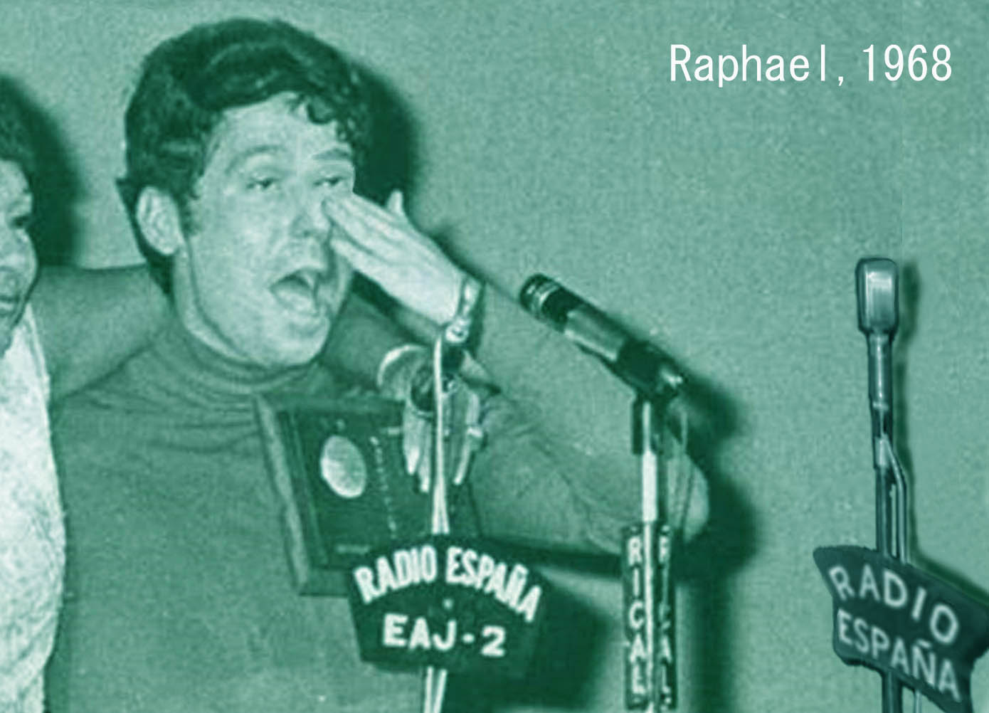 Grandes estrellas en Radio España Raphael en 1968